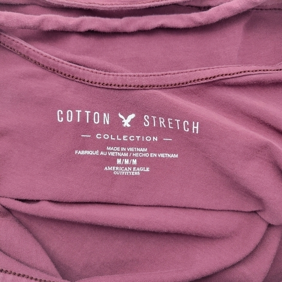 American Eagle Cotton Stretch Bodysuit in a Size Medium - Picture 9 of 12